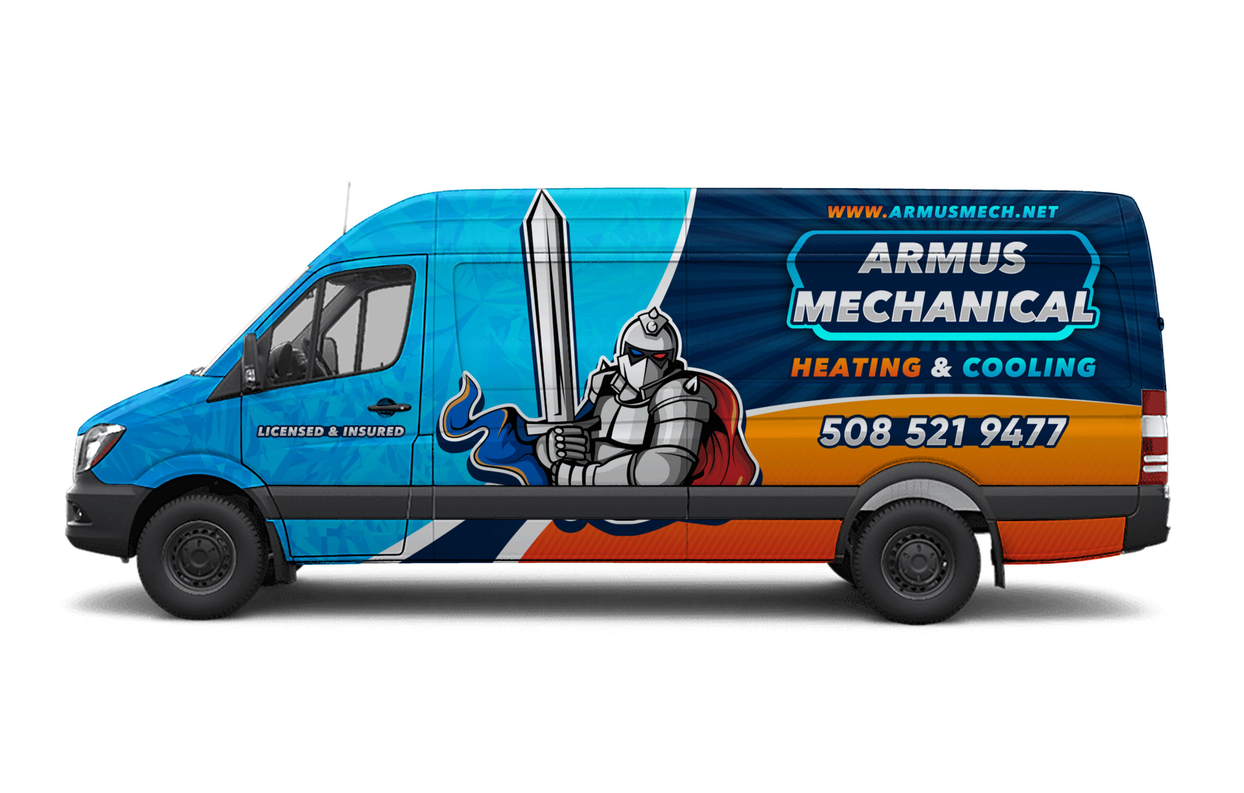 Armus Mechanical Sprinter van side view