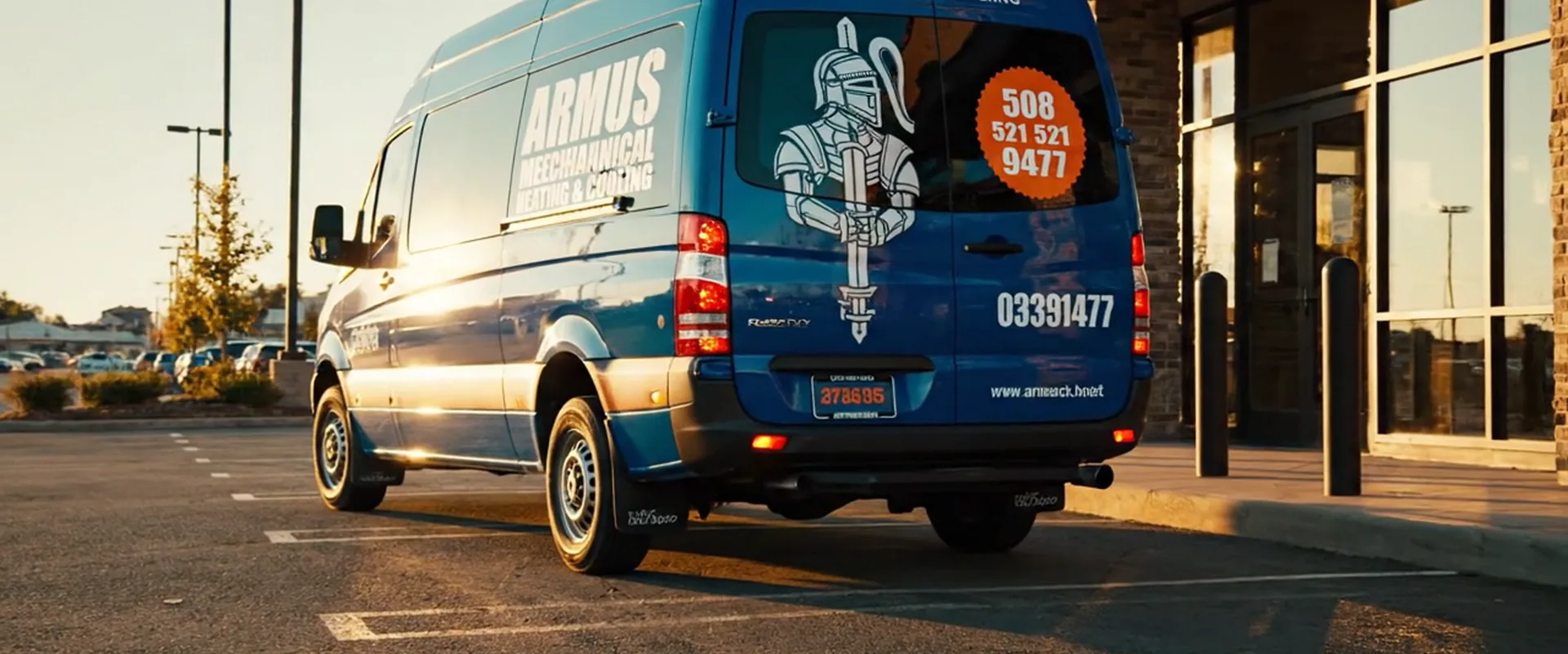 Armus refrigeration service van — commercial freezer repair across Massachusetts and Rhode Island