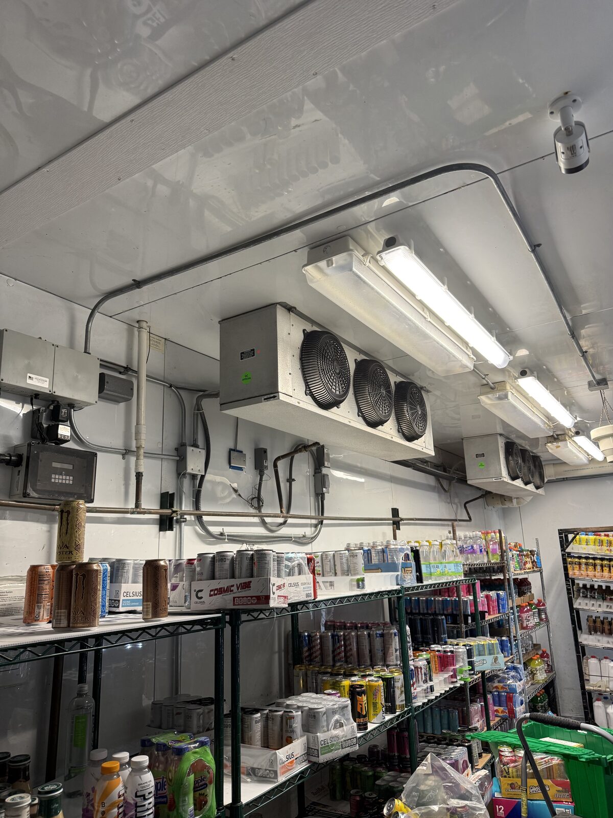 walk in cooler interior evaporator repair — armus refrigeration, ma & ri