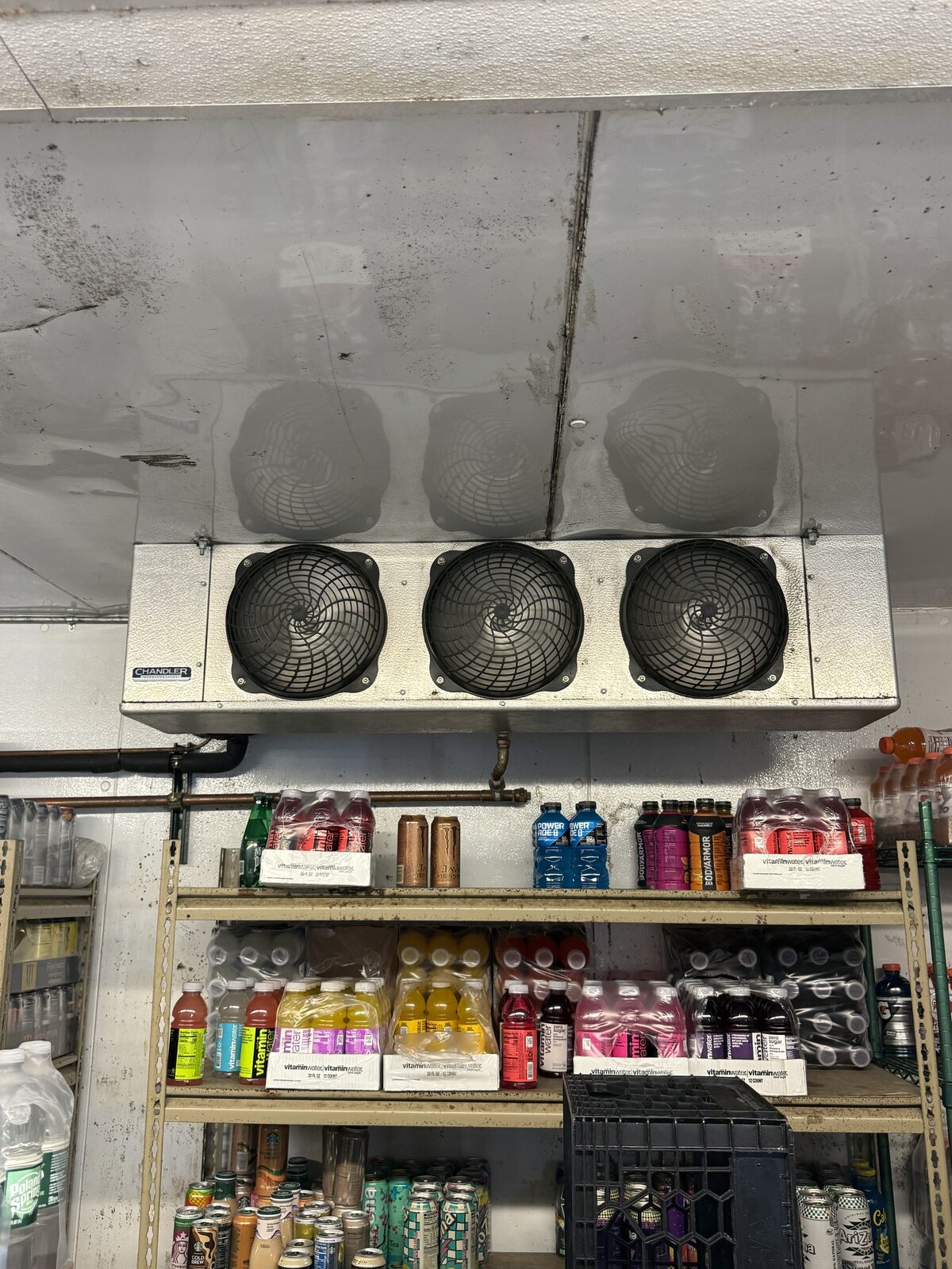 Walk in freezer evaporator coil repair — Armus Refrigeration, MA & RI